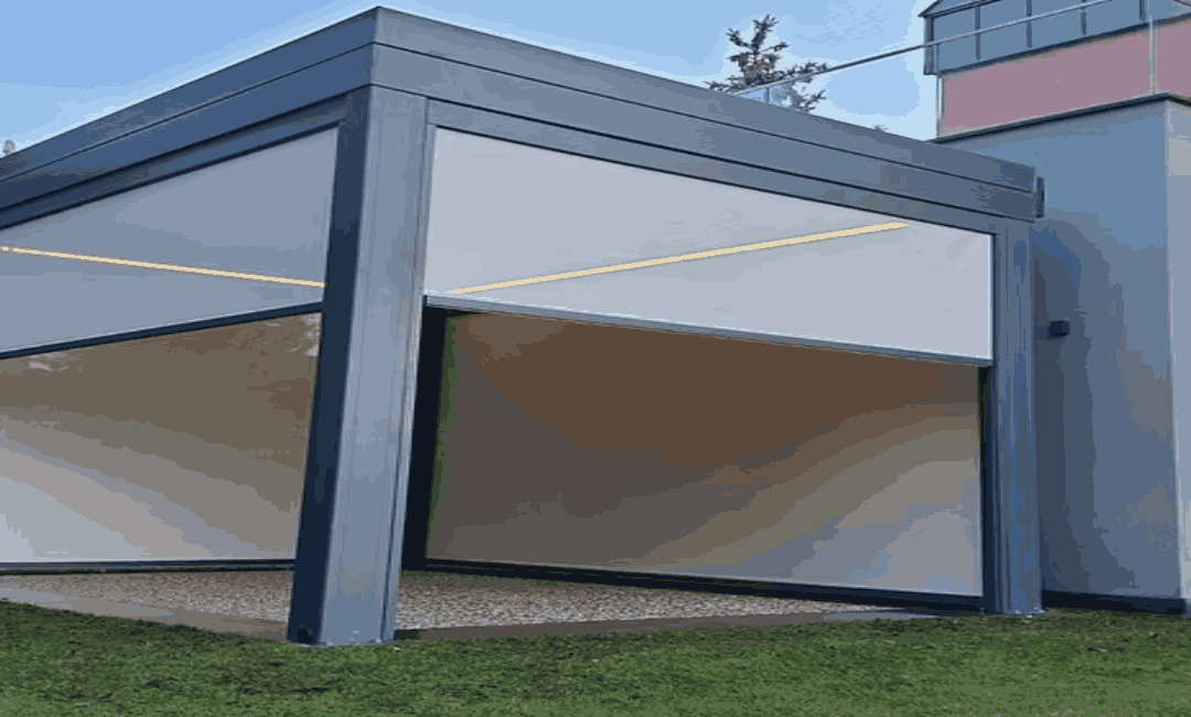 Vorhangs mit Reißverschluss